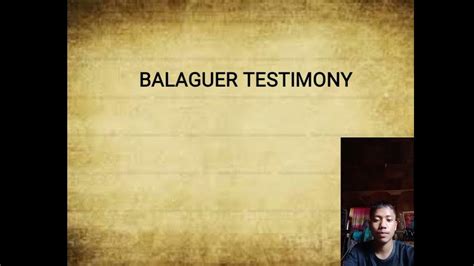 balaguer testimony.